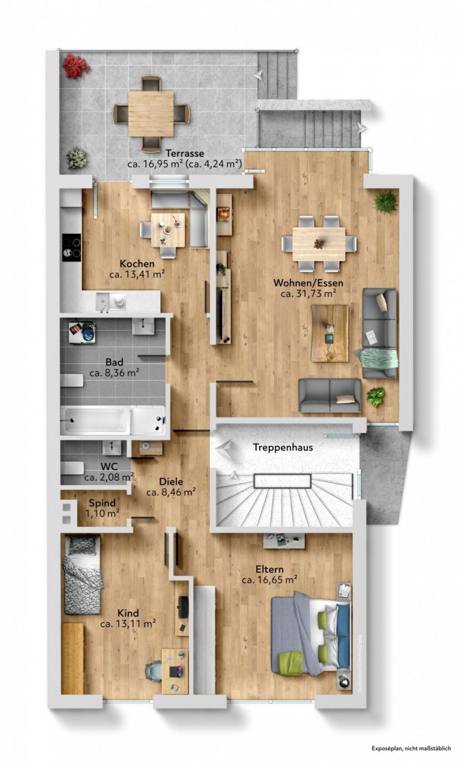 Grundriss Erdgeschosswohnung Grevenbroich/Gustorf